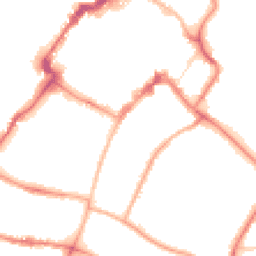 Night-time road noise heatmap for GL53 7JU