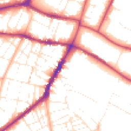 Daytime road noise heatmap for GL53 7NN