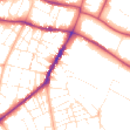 Daytime road noise heatmap for GL53 7NP