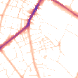 Daytime road noise heatmap for GL53 7PE