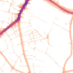 Daytime road noise heatmap for GL53 7PH