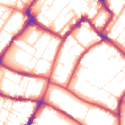 Daytime road noise heatmap for GL53 7RB