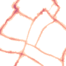 Night-time road noise heatmap for GL53 7RB