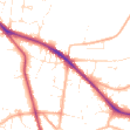 Daytime road noise heatmap for GL53 8AA