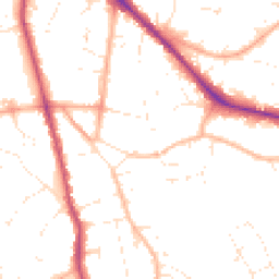 Daytime road noise heatmap for GL53 8AP