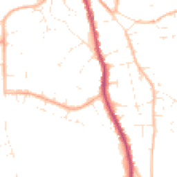 Daytime road noise heatmap for GL53 8BY