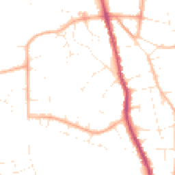Daytime road noise heatmap for GL53 8DH