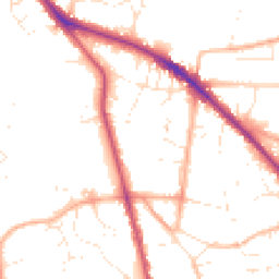 Daytime road noise heatmap for GL53 8HF