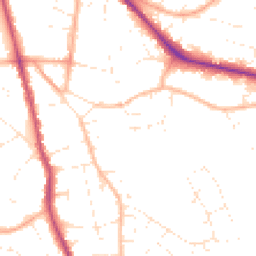 Daytime road noise heatmap for GL53 8JY