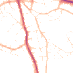 Daytime road noise heatmap for GL53 8LF
