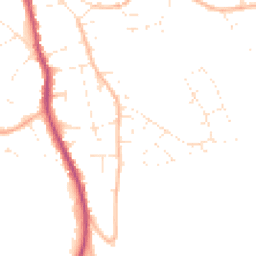 Daytime road noise heatmap for GL53 8LT