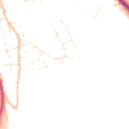 Daytime road noise heatmap for GL53 8NF