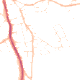 Daytime road noise heatmap for GL53 8NG