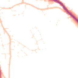 Daytime road noise heatmap for GL53 8PL