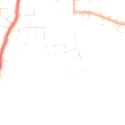 Daytime road noise heatmap for GL53 9DN