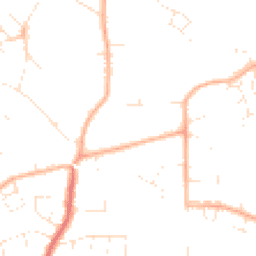 Daytime road noise heatmap for GL53 9FD