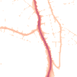 Daytime road noise heatmap for GL53 9HN