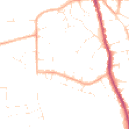 Daytime road noise heatmap for GL53 9JR