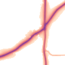 Daytime road noise heatmap for GL53 9NG