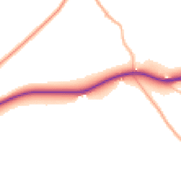 Daytime road noise heatmap for GL53 9QX