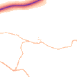 Daytime road noise heatmap for GL53 9QZ