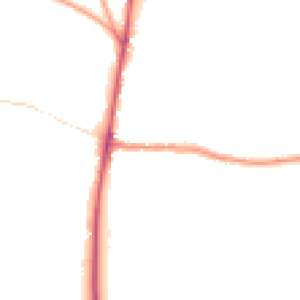 Night-time road noise heatmap for GL54 1AA