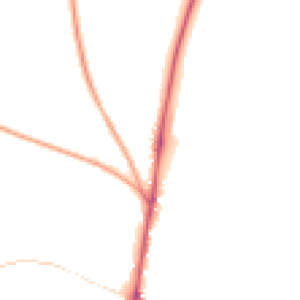 Night-time road noise heatmap for GL54 1AD