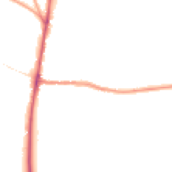 Night-time road noise heatmap for GL54 1AG