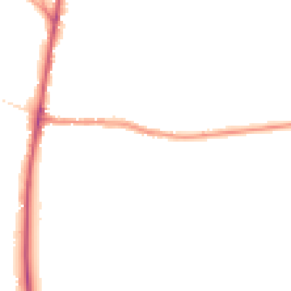 Night-time road noise heatmap for GL54 1AH