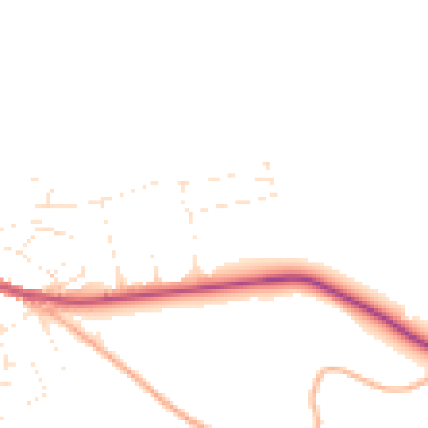 Daytime road noise heatmap for GL54 1AT