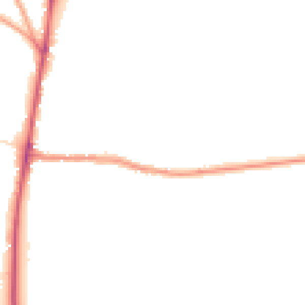 Night-time road noise heatmap for GL54 1BP