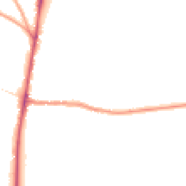 Night-time road noise heatmap for GL54 1BU