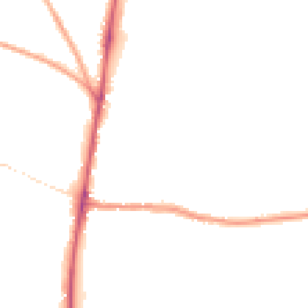 Night-time road noise heatmap for GL54 1GB