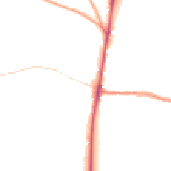Night-time road noise heatmap for GL54 1NA