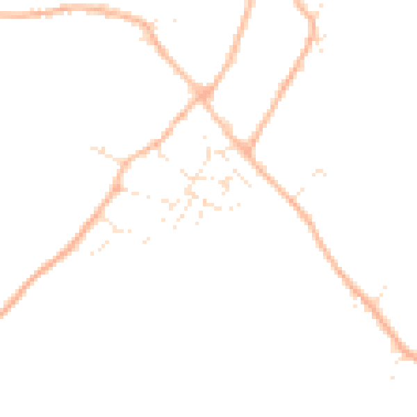 Daytime road noise heatmap for GL54 2DN