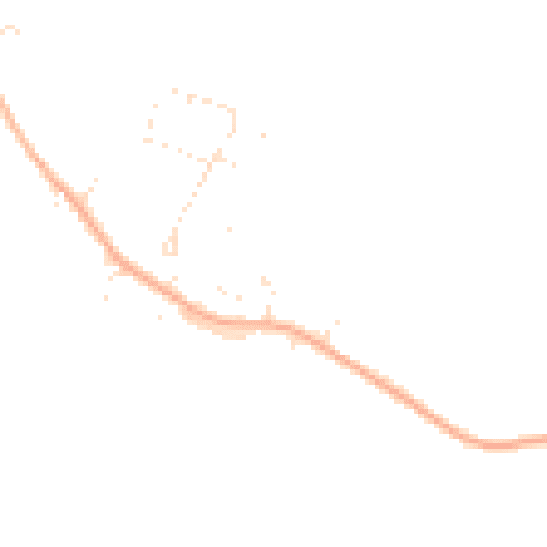 Daytime road noise heatmap for GL54 2EG