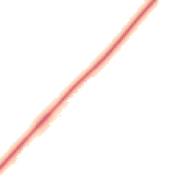 Night-time road noise heatmap for GL54 2GA