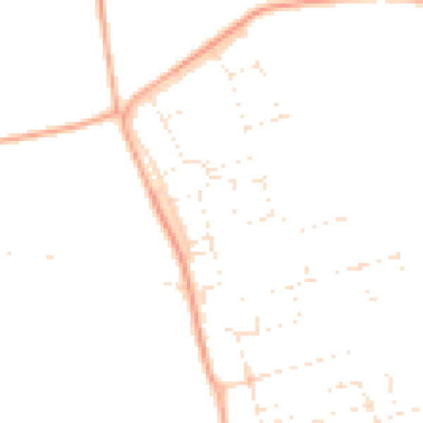 Daytime road noise heatmap for GL54 2NN