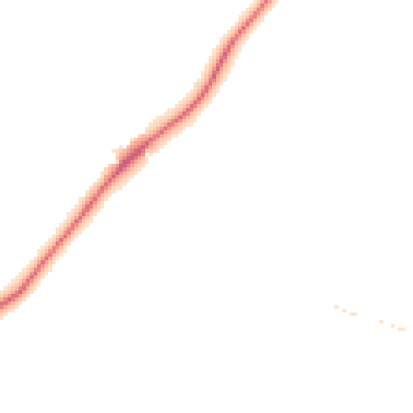 Night-time road noise heatmap for GL54 3HF