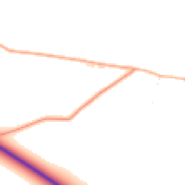Daytime road noise heatmap for GL54 3NH