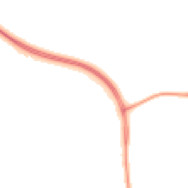 Night-time road noise heatmap for GL54 4LA
