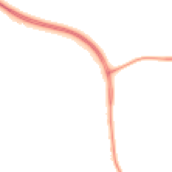Night-time road noise heatmap for GL54 4LG