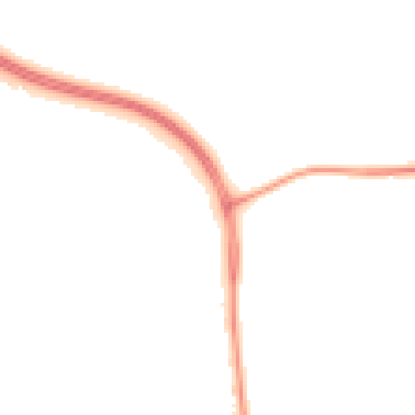 Night-time road noise heatmap for GL54 4NB