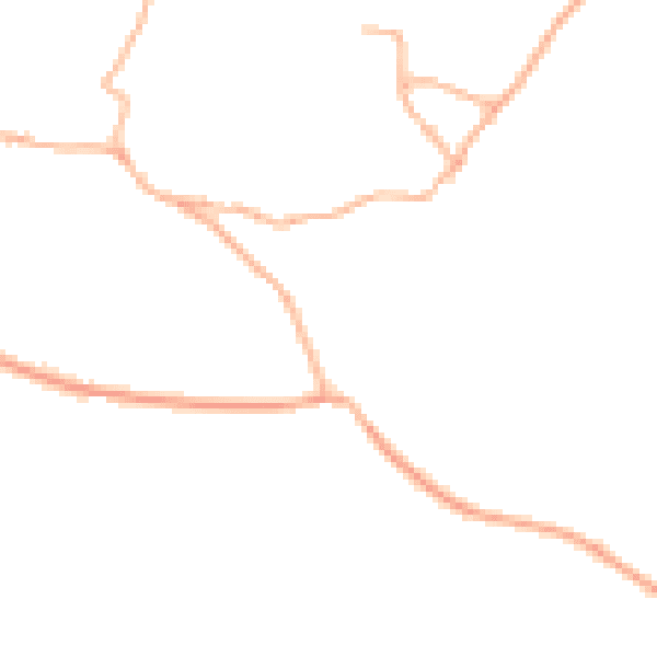 Daytime road noise heatmap for GL54 4NH