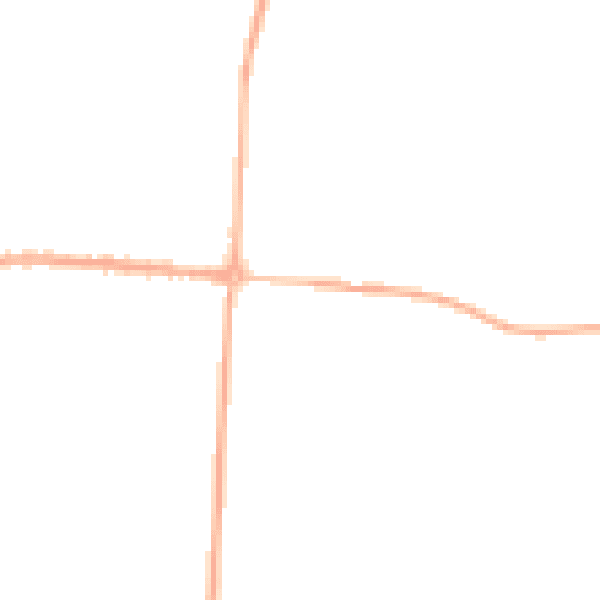 Night-time road noise heatmap for GL54 5DT