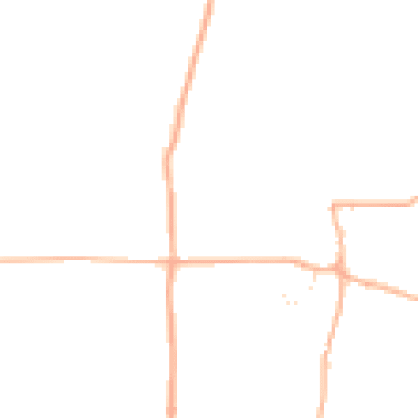 Daytime road noise heatmap for GL54 5SP