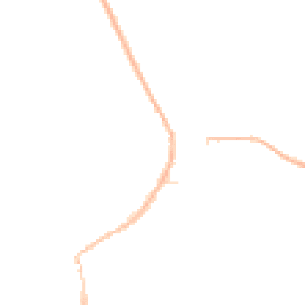 Night-time road noise heatmap for GL55 6AB