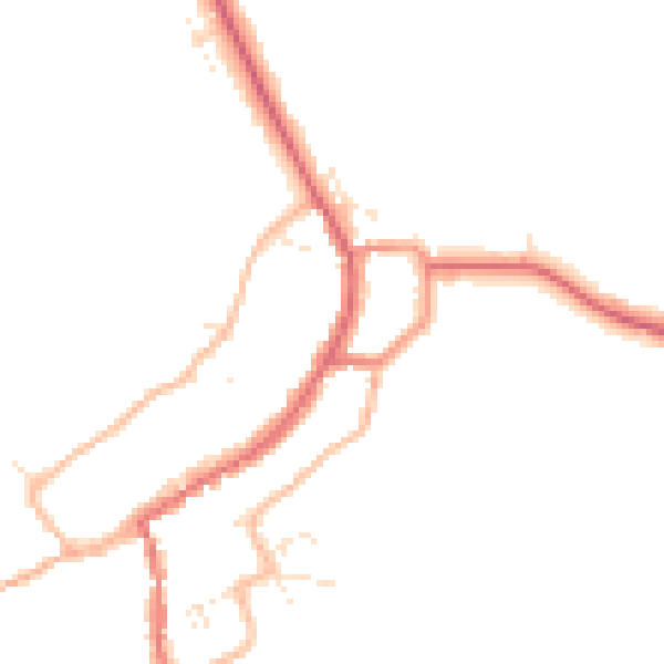Daytime road noise heatmap for GL55 6AE