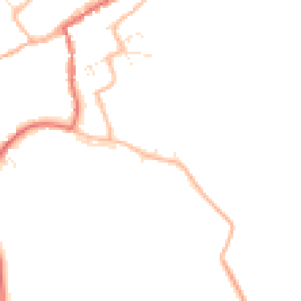 Daytime road noise heatmap for GL55 6DF