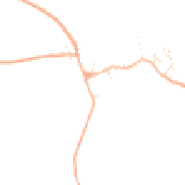Daytime road noise heatmap for GL55 6FB